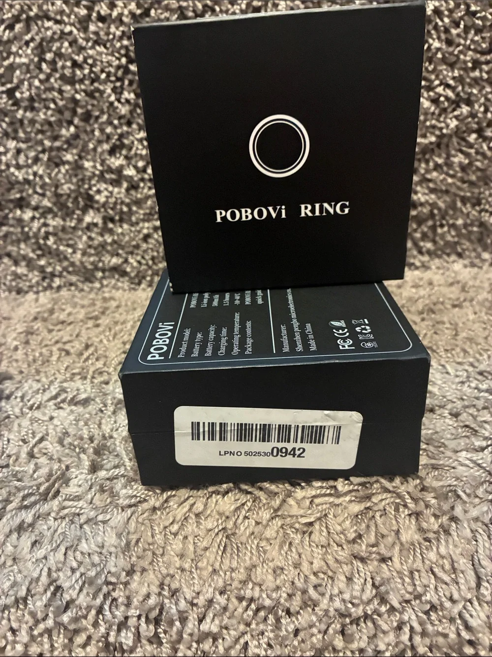 POBOVi Smart Ring gen 1  rose gold size 9